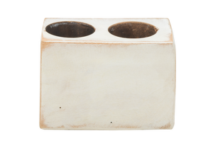 Sugar Mold  -White Distressed